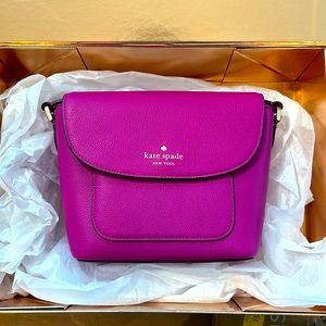 Kate Spade elise pebbled leather Crossbody - Baja Rose